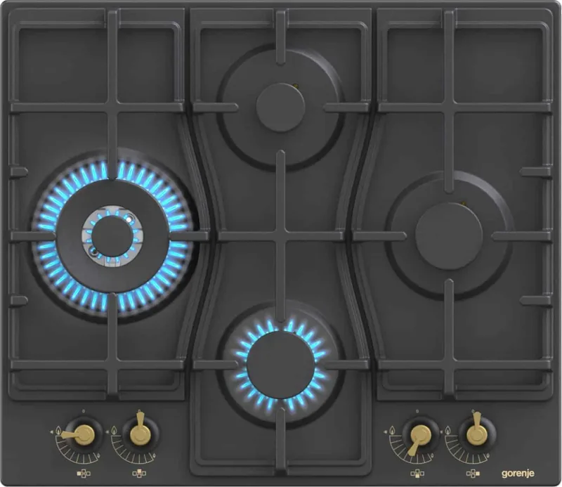 Gorenje GW6D42CLB integreeritav gaasipliidiplaat 60cm must
