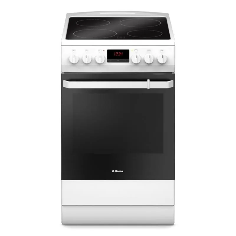Hansa FCCW59209 eraldiseisev elektripliit, 65L ahi, keraamiline pliidiplaat