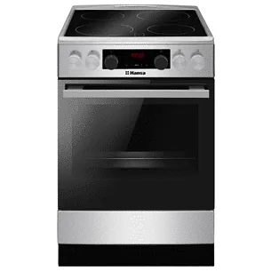 Hansa FCCXS58363 eraldiseisev keraamiline pliit, 65 L, roostevaba teras