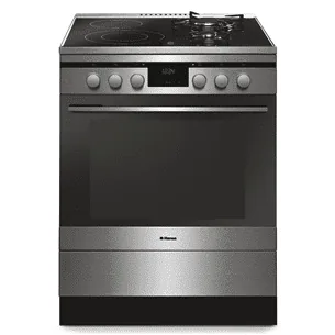 Hansa FCMX69215 eraldiseisev gaasipliit elektriahjuga, 66L, roostevaba teras