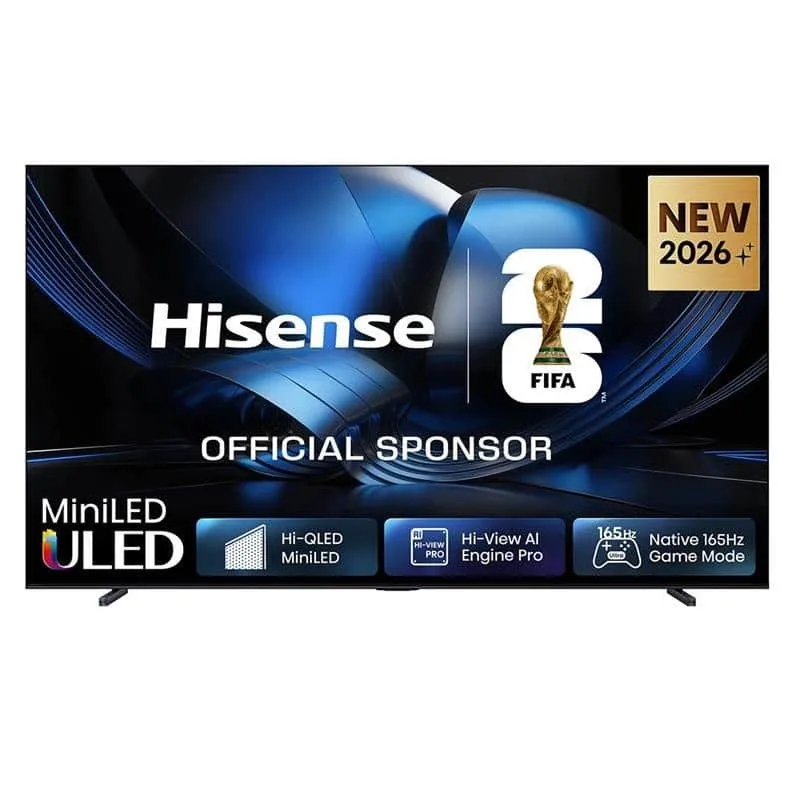 Hisense 100U7SE 100" 4K UHD ULED Mini LED teler, must
