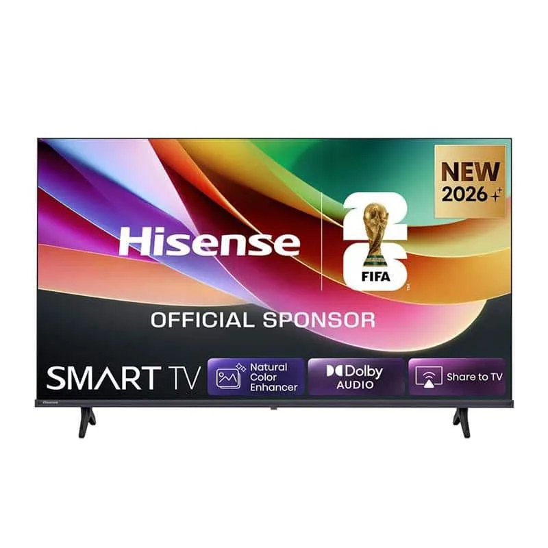 Hisense 32A4S 32" HD LED LCD teler, must