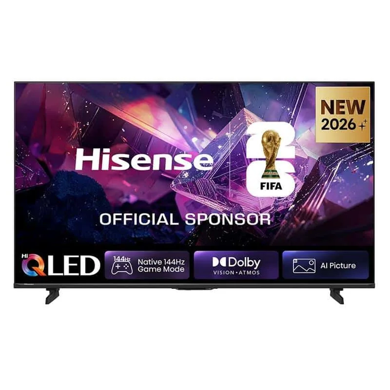 Hisense 50E7S PRO 50" 4K UHD QLED teler, 144 Hz, must