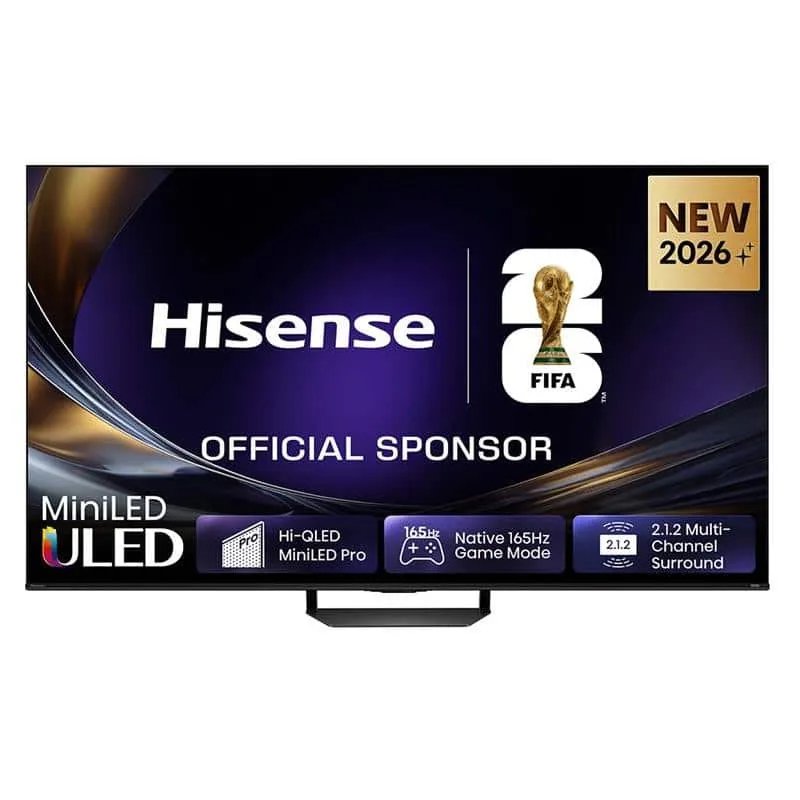 Hisense 85U7SPRO 85" 4K UHD ULED Mini LED teler, must