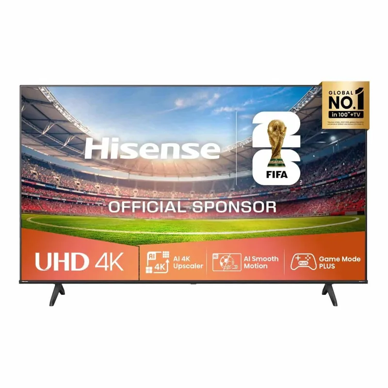 Hisense 65A6Q 65" 4K UHD LED teler, must