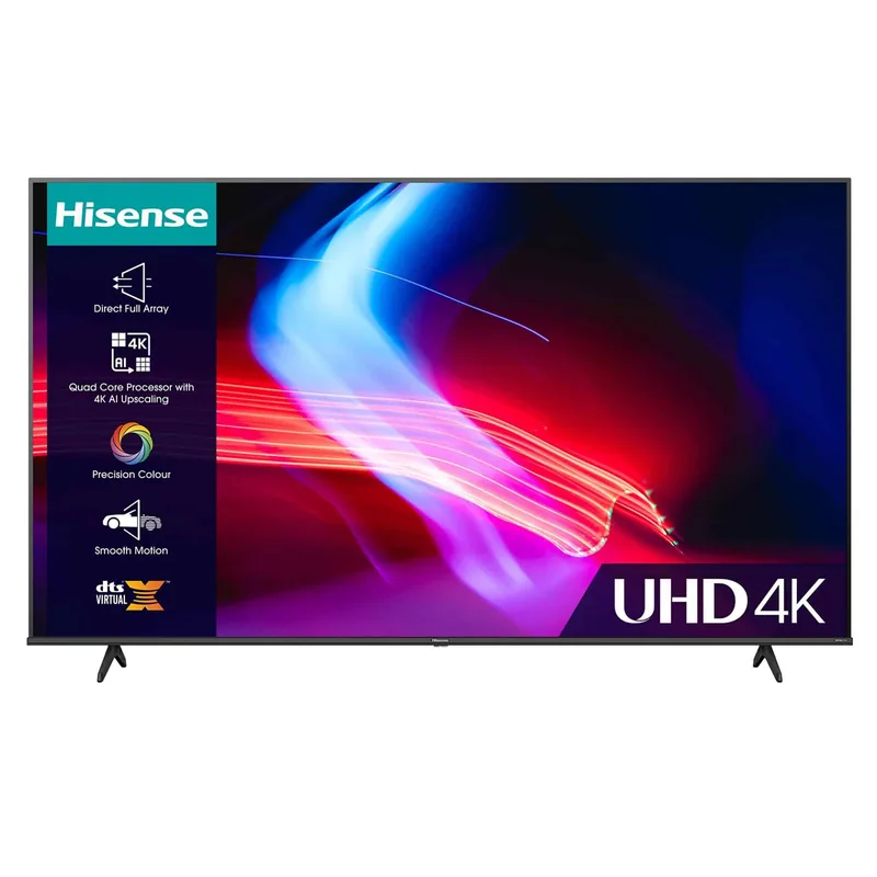 Hisense 85A6Q 85" 4K UHD LED LCD teler, must