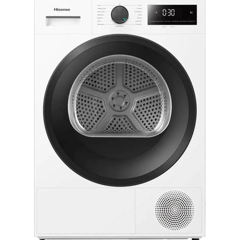 Hisense DH1I800UWDE 8 kg soojuspumbaga pesukuivati, sügavus 51 cm