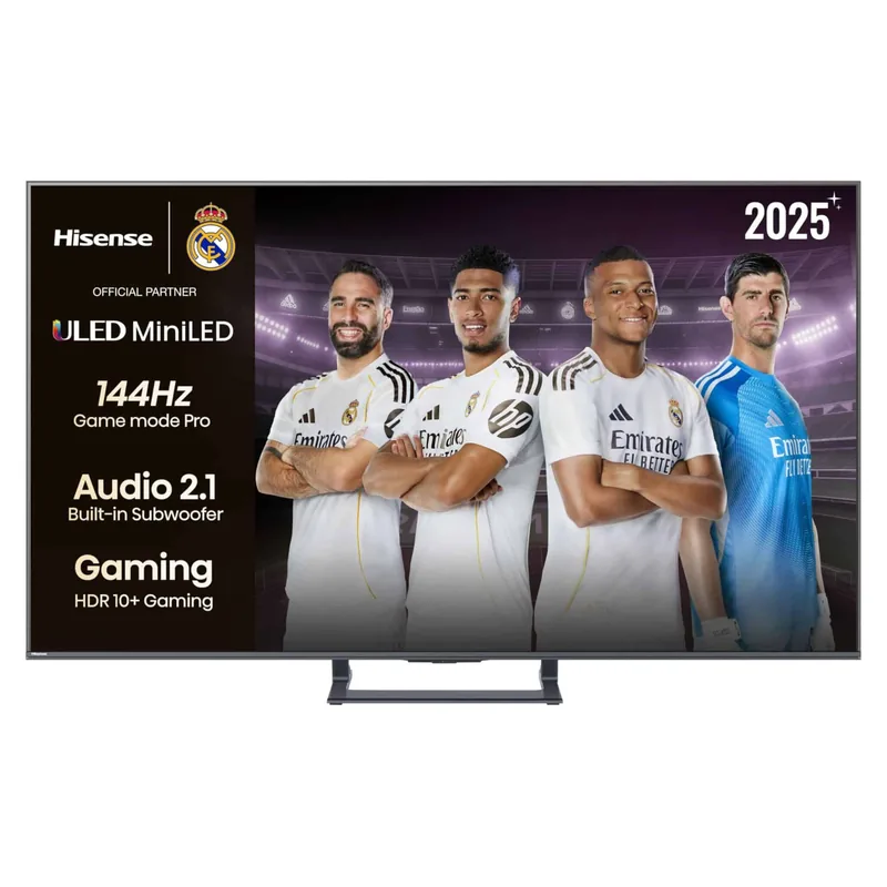 Hisense 55E8Q 55" 4K UHD ULED Mini LED teler, 144 Hz, must
