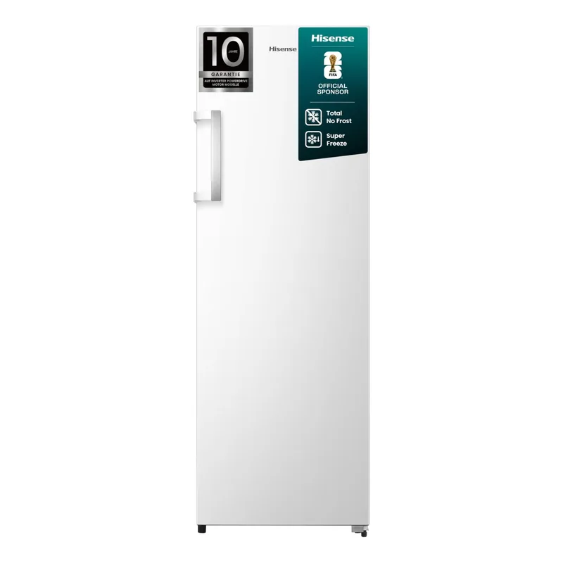 Hisense, No Frost, 240 L, kõrgus 172 cm, valge - Sügavkülmik, FV298N4AWE
