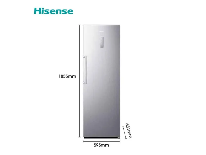 Hisense RL481N4BIE jahekapp, 370 L, kõrgus 186 cm, roostevaba teras