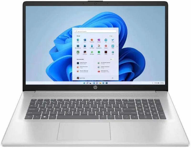HP 17 cp3003 17,3'' Ryzen 7 16GB 512GB sülearvuti, hõbe