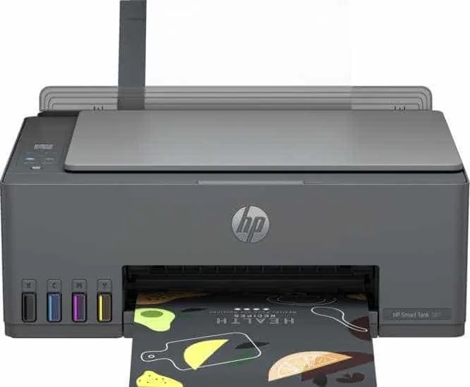 HP Smart Tank 581 must, värvi-tindi multifunktsionaalne printer A4, WiFi