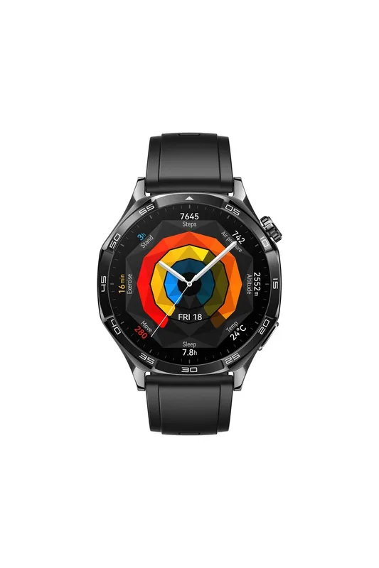 Huawei Watch GT5 nutikell, 46mm korpus, AMOLED ekraan, must