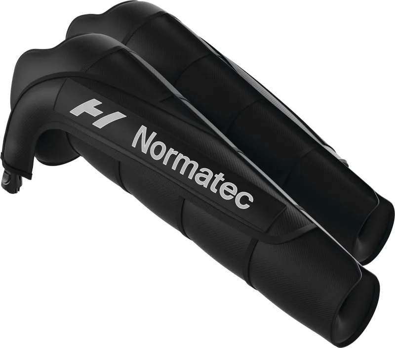 Hyperice Normatec 3 lühike jalamansett, üksik, must