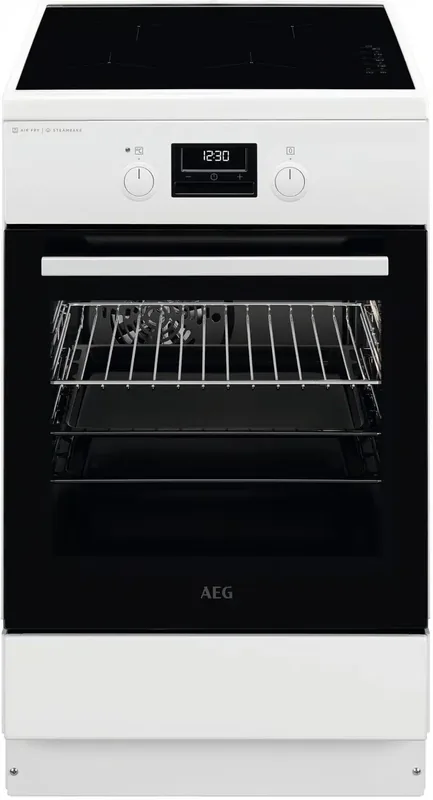 AEG CIB56491BW induktsioonpliit, eraldiseisev, 58L ahi, valge