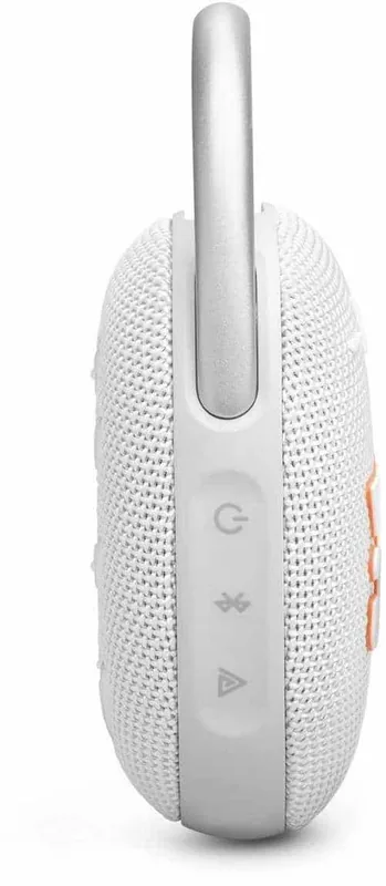 JBL Clip 5, valge – kaasaskantav juhtmevaba Bluetooth-kõlar