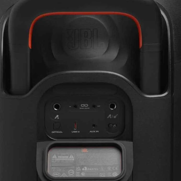 JBL PartyBox 330, must - Peokõlar, 280 W, Auracast