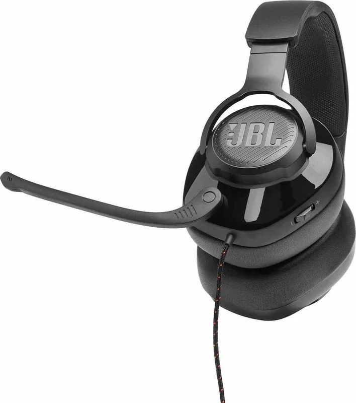 JBL Quantum 200, must - juhtmega mänguri peakomplekt mikrofoniga