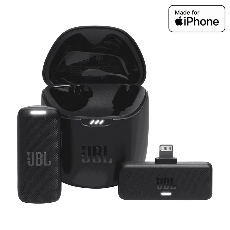 JBL Quantum Stream Wireless USB-C juhtmevaba mikrofon, must