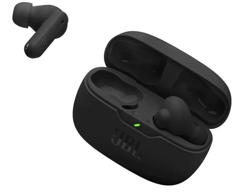 JBL Wave Beam 2, must - täielikult juhtmevabad kõrvaklapid
