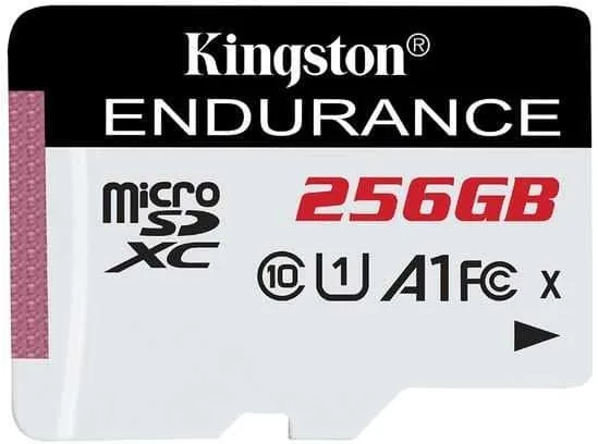 Kingston High-Endurance SDCE/256GB microSDXC mälukaart, 256 GB, valge