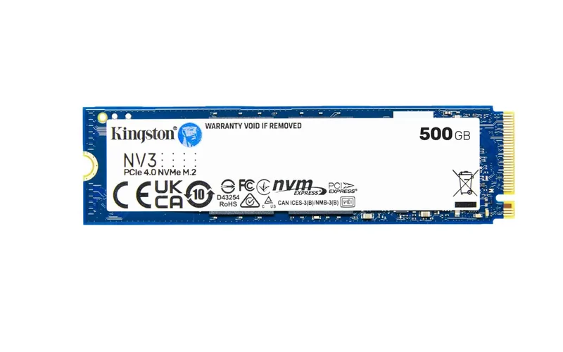 Kingston NV3, 500 GB, M.2, PCIe 4.0, sinine - SSD (SNV3S/500G)