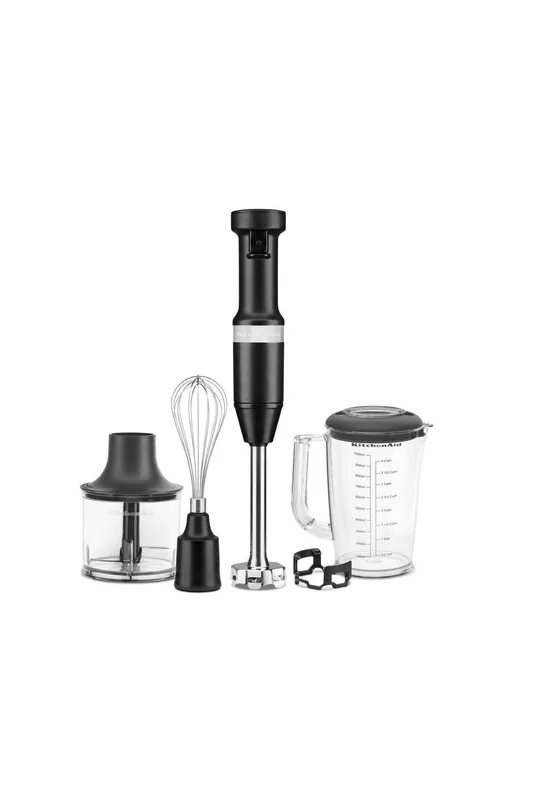 KitchenAid 5KHBV83EBM saumikser 180W, must