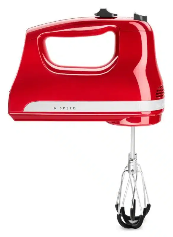 KitchenAid 5KHM6118EER käsimikser, 6 kiirust, 60W, punane