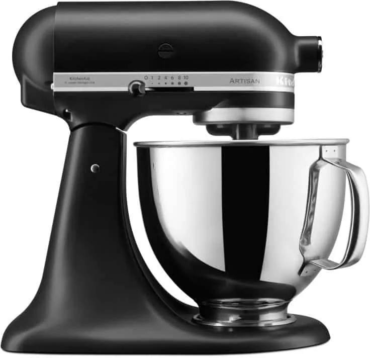 KitchenAid 5KSM125EBM Artisan lauamikser 4,8L 300W mattmust