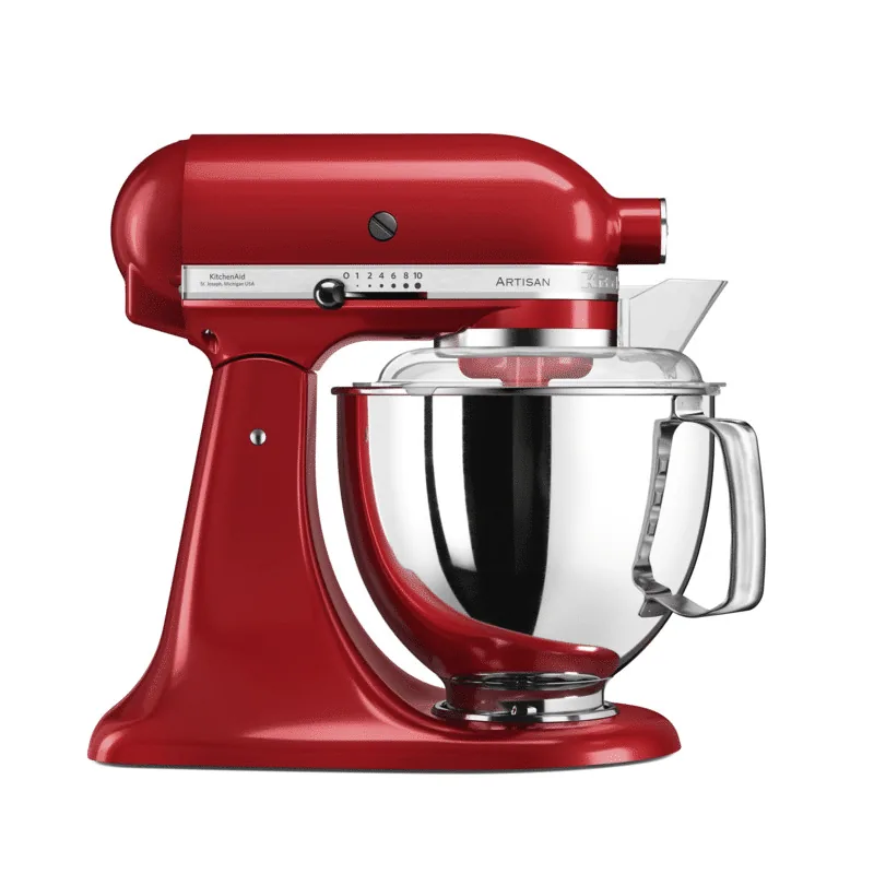 KitchenAid 5KSM175PSECU Artisan Elegance mikser, 300W, 4,8L, hõbedane