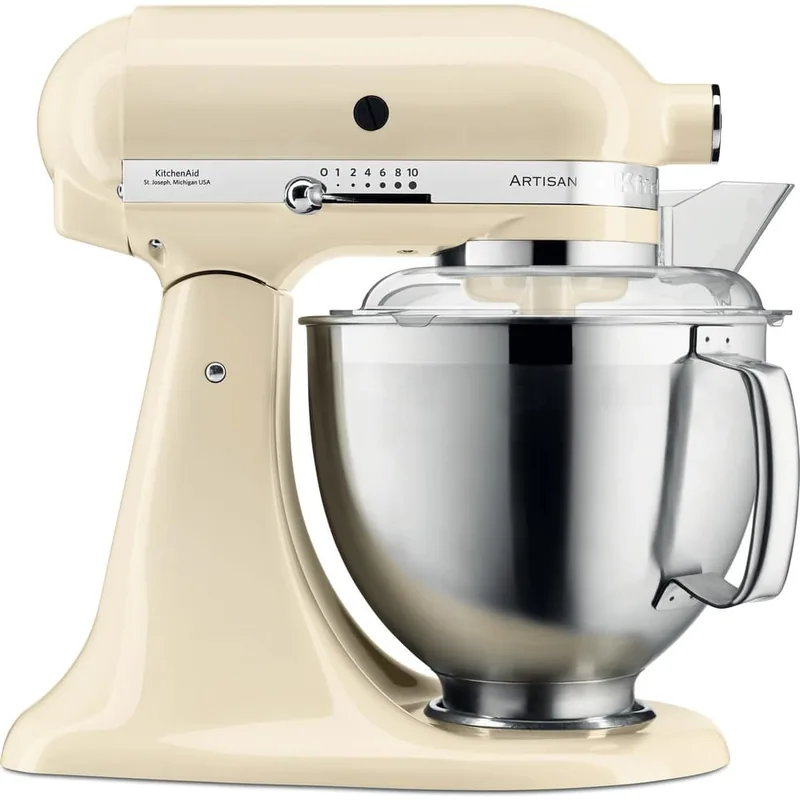 KitchenAid 5KSM185PSEAC Artisan Exclusive mikser, 4,8L, 300W, beež