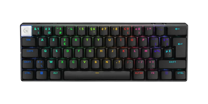 Logitech Pro X 60 Tactile US (W) mehaaniline klaviatuur, 60%, must