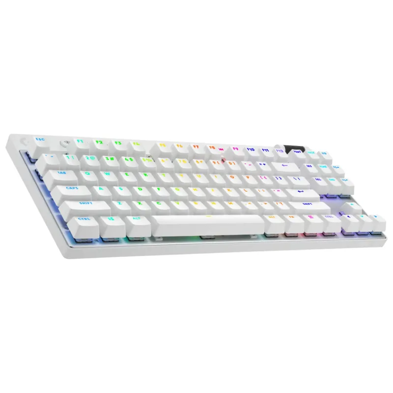 Logitech Pro X TKL US (W) 920-012148 juhtmevaba klaviatuur, valge