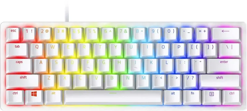 Razer Huntsman Mini Mercury RZ03-03392200-R3R1 60% klaviatuur, RUS