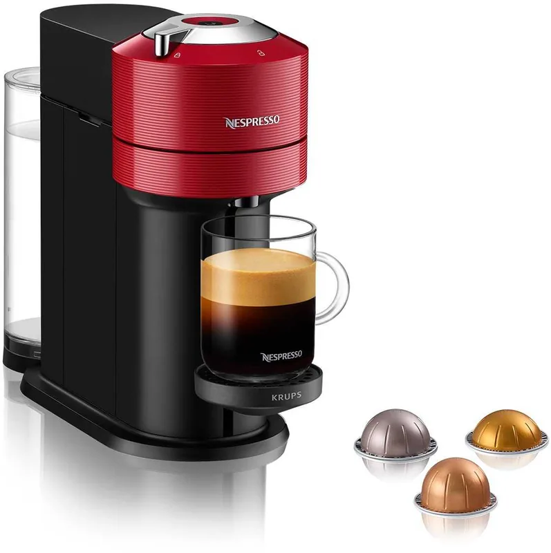 Krups Nespresso Vertuo Next, punane - Kapselkohvimasin, XN910510