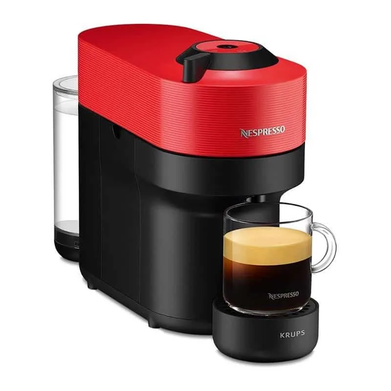 Krups Nespresso Vertuo Pop XN920510 kapselkohvimasin, punane