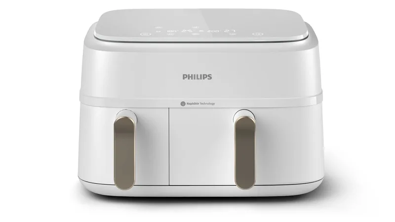 Philips NA353/10 kuumaõhufritüür, 2 korvi, 9 L, 2750 W, valge