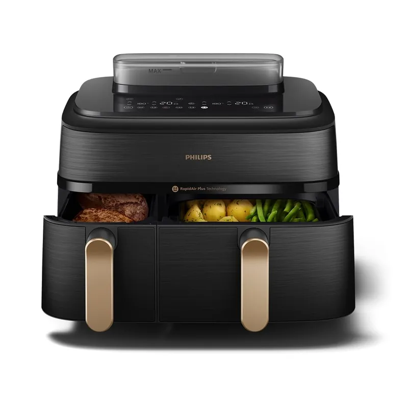 Philips NA552/00 kuumaõhufritüür, 2 korvi, 9 L, 2750 W, must