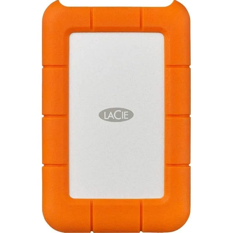 LaCie STFR1000800 Rugged USB-C väline kõvaketas, 1 TB, oranž