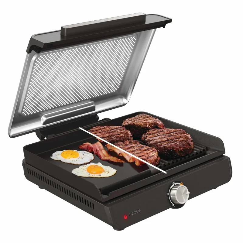 Ninja Sizzle GR101EU lauagrill kaanega, 827 cm² grillala