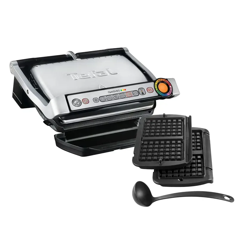 Tefal GC716D Optigrill+ lauagrill koos vahvliplaatidega