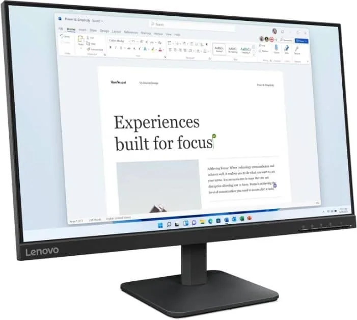 Lenovo L24-41 24'' FHD IPS 100 Hz monitor, must