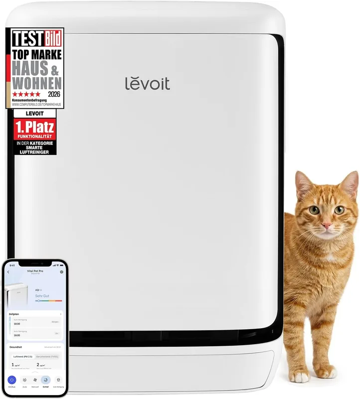 Levoit Vital Pet Pro õhupuhastaja isepuhastuva eelfiltriga, kuni 53 m²