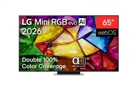 LG 65MRGB88B3B Mini RGB evo AI 65" 4K UHD teler, tumehall