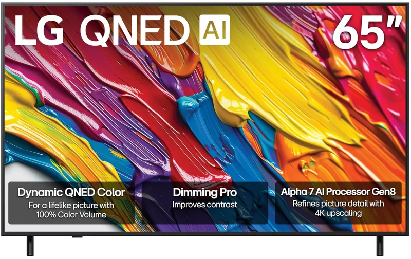 LG 65QNED82A3B 65" 4K UHD QNED teler webOS süsteemiga