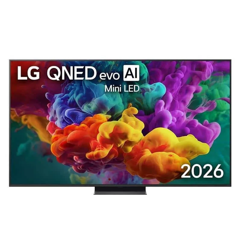 LG 65QNED87B3A QNED87 evo AI 65" 4K UHD Mini LED teler, must