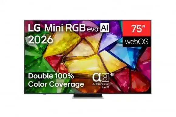 LG 75MRGB88B3B Mini RGB evo AI 75" 4K UHD teler, tumehall
