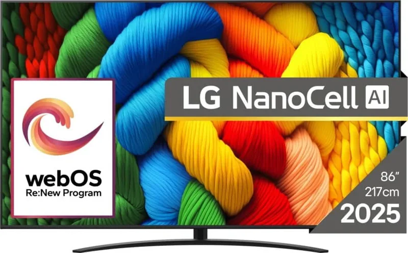 LG 86NANO81A3A.AEU NANO81 AI 86" 4K NanoCell teler