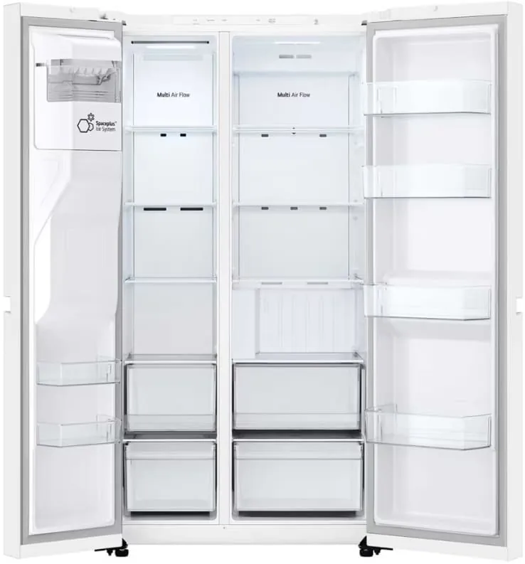 LG GSLC40SWPE SBS-külmik 638 L jää- ja veedispenserga, valge