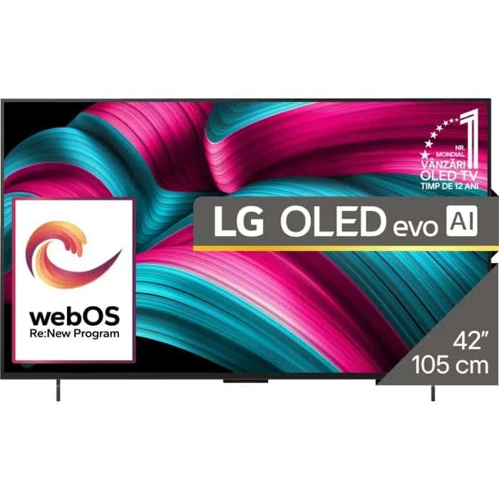 LG OLED42C52LA.AEU OLED evo AI C5 42" 4K UHD Smart TV, must